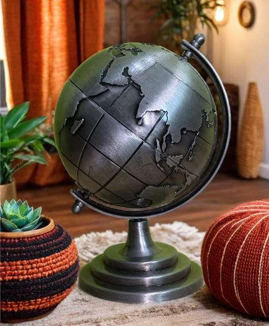 Vintage Metal Globe